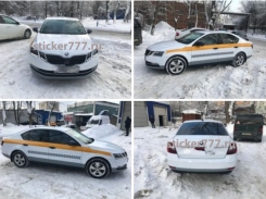Комплект наклеек на такси Московской области (тип 2)